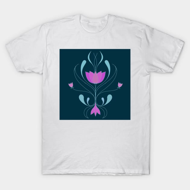 lotus symmetry T-Shirt by stupidpotato1